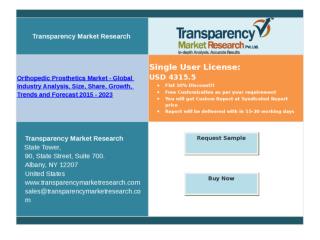 Orthopedic Prosthetics Market - Global Industry Analysis, Size, Trends and Forecast 2015 - 2023.pdf