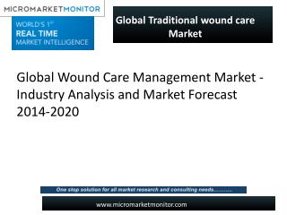 Traditional Wound Care Market forecast, 2014-2019