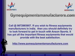Get to buy online fitness equipments manufacturers in india