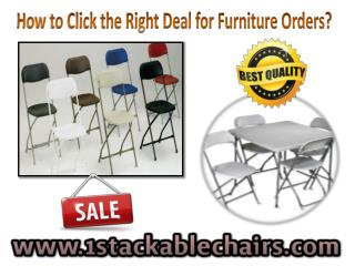 How to Click The Right Deal for Furniture Orders?