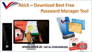 Akick - Get Free Best Password Manager Tool