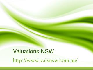 Valuations NSW: Ready For Your Pre-Sale/Pre-Purchase Valuations