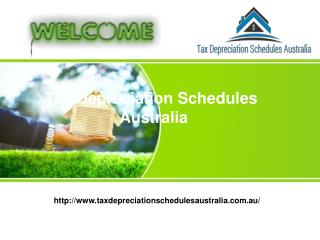 Tax Depreciation Schedules Australia for claiming the deductions.