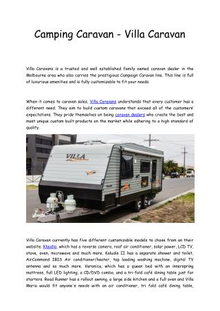 Camping caravan _custom_made_caravan