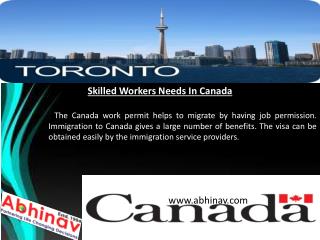 Skilled Workers Needs In Canada