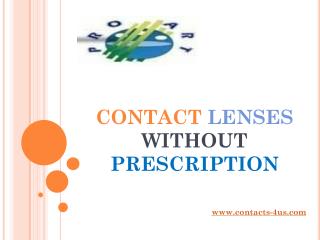Buy Contact Lenses without Prescription