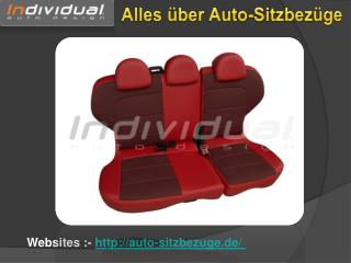 Individual Auto Design - Für Auto-Sitzabdeckung