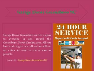 Garage Doors Greensboro NC - Installation