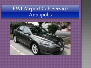 BWI Airport Cab Service Annapolis