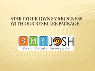 Bulk sms Reseller service Provider India