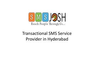 Transactional SMS Services provider in Hyderabad