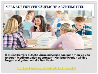 Sachkenntnisprüfung Freiverkäufliche Arzneimittel