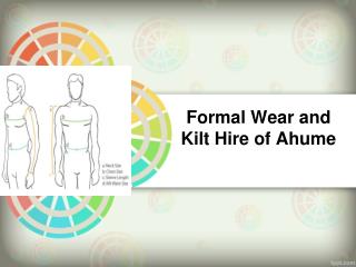 Formal Wear and Kilt Hire of Ahume