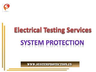 Electrical Testing and Inspection Services India