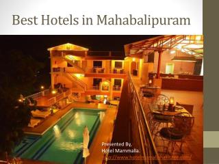 Best Hotel In Mahabalipuram