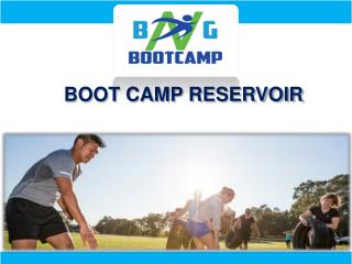 Boot camp reservoir