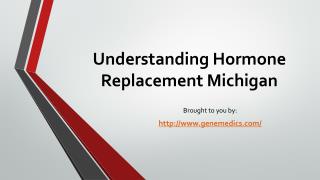 Understanding Hormone Replacement Michigan