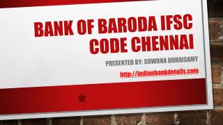 ifsc code bank of baroda