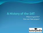 A History of the SAT: