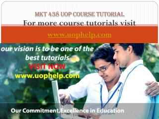 MKT 438 Academic Coach uophelp