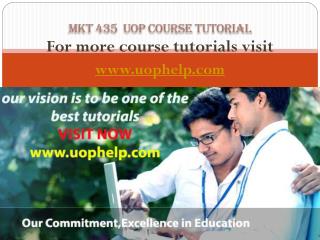 MKT 435 Academic Coach uophelp