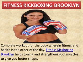 Fitness Kickboxing Brooklyn