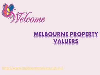 Melbourne Property Valuers for property valuations