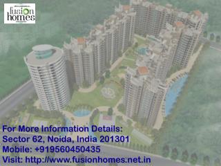 Fusion Homes- Special Payment Plan Call us 91 9560450435