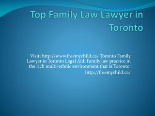 Best Family Lawyer in Toronto |Top Toronto Divorce Lawyer |freemychild.ca/