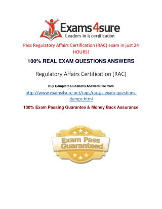 RAC Practice Exam