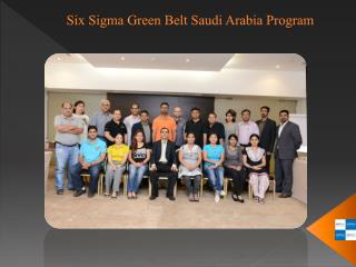 Six Sigma Green Belt Saudi Arabia Program