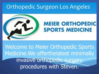 Knee Surgery Los Angeles