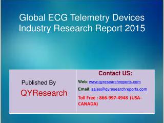 Global ECG Telemetry Devices Market 2015 Industry Growth, Trends, Development, Research and Analysis