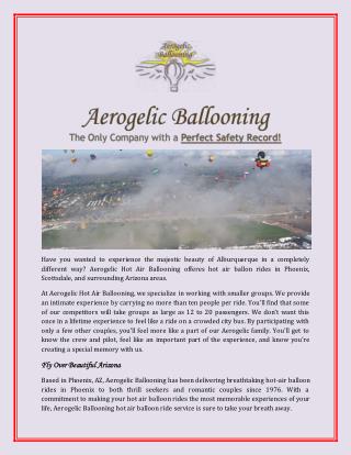 Aerogelic Ballooning