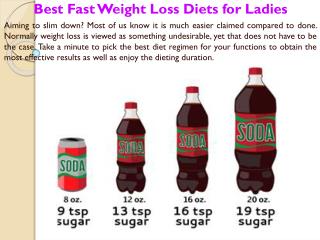 Best Fast Weight Loss Diets for Ladies