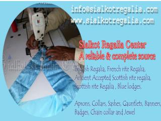 Craft regalia officer collar