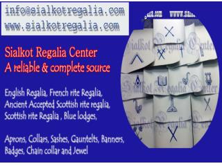 Masonic Blue lodge officer apron