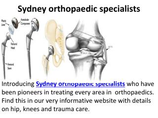 Best Knee surgeon in sydney