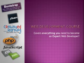 web development course with continued learning 100% Job Guarantee