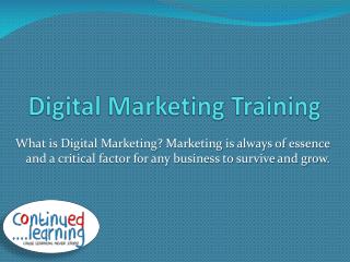 Digital Marketing course | Digital marketing training