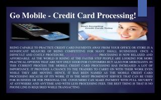 Go Mobile - Credit Card Processing