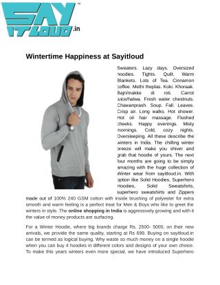 Wintertime Happiness at Sayitloud