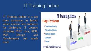 Get Best PHP Training in Indore at IT Training Indore