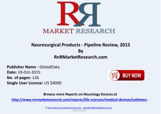 Neurosurgical Products Pipeline Review 2015