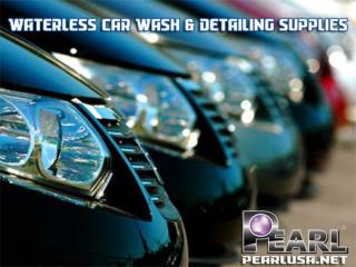 Proven and Tested for Auto Car Care - Pearl Waterless Products