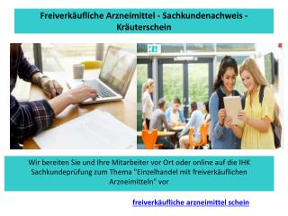 Freiverkäufliche Arzneimittel Schein