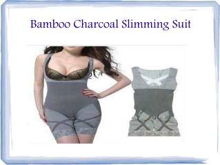 Bamboo charcoal slimming suit