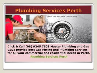 Plumbing Services Perth