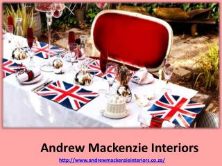 Andrew Mackenzie - Interior Design Styles