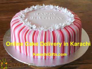 Online Cake Delivery in Karachi